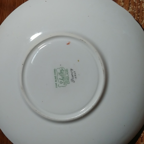 1950's antique pansy Shelley cup and saucer. - Picture 6 of 6